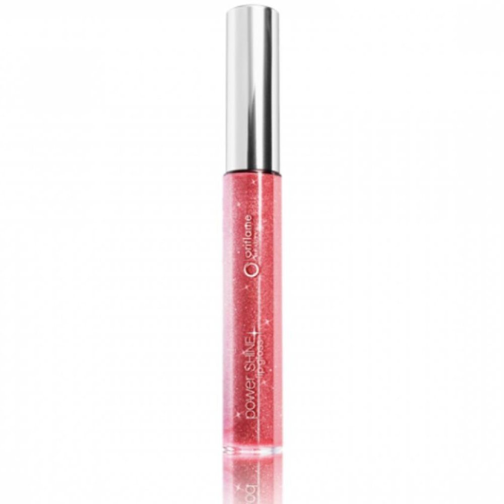 Oriflame pink lip gloss in shade red ovation